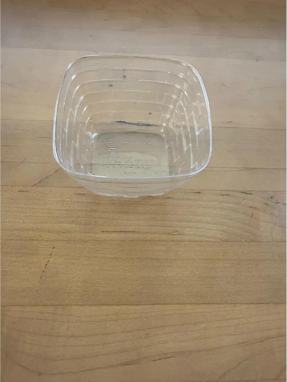 Longaberger Basket Clear Plastic Protector Lots of Luck 49018 4.25L x 4.25W x 3H